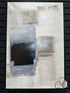 Renwil Blk Taupe Abstract Design Canvas Cream Background Artwork Black Frame
