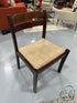 Rosewood Dining Table With 6 Beige Seat Chairs 2-20’’ Leaves 64x42x30’’ Dining Table and Chairs
