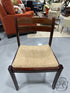 Rosewood Dining Table With 6 Beige Seat Chairs 2-20’’ Leaves 64x42x30’’ Dining Table and Chairs