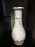 Rustic Cream Vase With Tan Markings