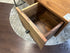 Rustic Reclaimed Peroba WD 4 Drawer Desk W/Black Steel Legs Back Display Space 63x29x31’’ Desk