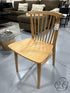 Shaker Style Solid/Veneered Oak Dining Chair With Spindle Design Back