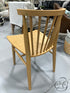 Shaker Style Solid/Veneered Oak Dining Chair With Spindle Design Back