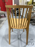 Shaker Style Solid/Veneered Oak Dining Chair With Spindle Design Back