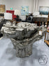 Silver Leaf Resin Sequoia DNG Table Base Cast From Acacia Tree Roots 44x38x30’’ Dining Table Base Only