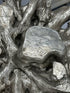 Silver Leaf Resin Sequoia DNG Table Base Cast From Acacia Tree Roots 44x38x30’’ Dining Table Base Only