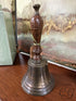Small Metal Bell With Wood Handle Home Decor