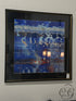 Square Abstract Blue Red Beige Picture