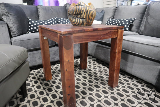 Square Rosewood End Table