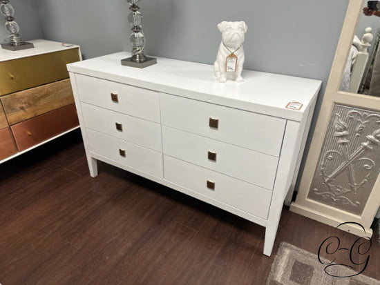 Style In Form White 6 Drawer Dresser Only