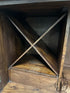 Teak 2 Door Bar Cabinet W/Storage For Spirits/Wine Tray 42x20x53’’ Bar unit