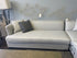 Van Gogh Designs 3 Piece Light Grey Sectional W/Bench Seating