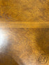 Vintage 4 Drawer Chippendale Style Oak Elm Burl Desk W/Cabriole Legs,*Key 59x29x30’’ Desk