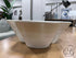 Wavy Rim Light Yellow Glass Bowl Home Decor