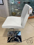 White Faux Leather Adjustable Barstool