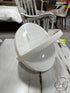 White Marble Interlocking Circle Design Decor 7x7x7’’ Home Decor