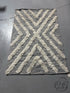 Woven Wool Rug With Fringe 62x44’’ Rug