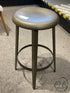 Bronze Color Metal Counter Stool Height