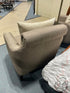 George Light Brown Fabric Accent Chair