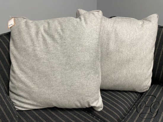 Grey Wool Toss Cushion Pillow