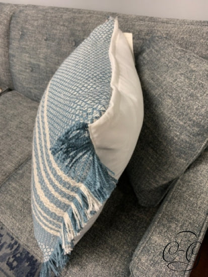 Lr Home Blue & White Design Toss Pillow